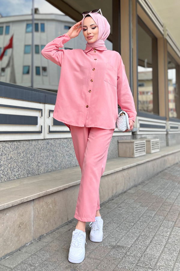 Tunik Pantolon Pembe - 11304