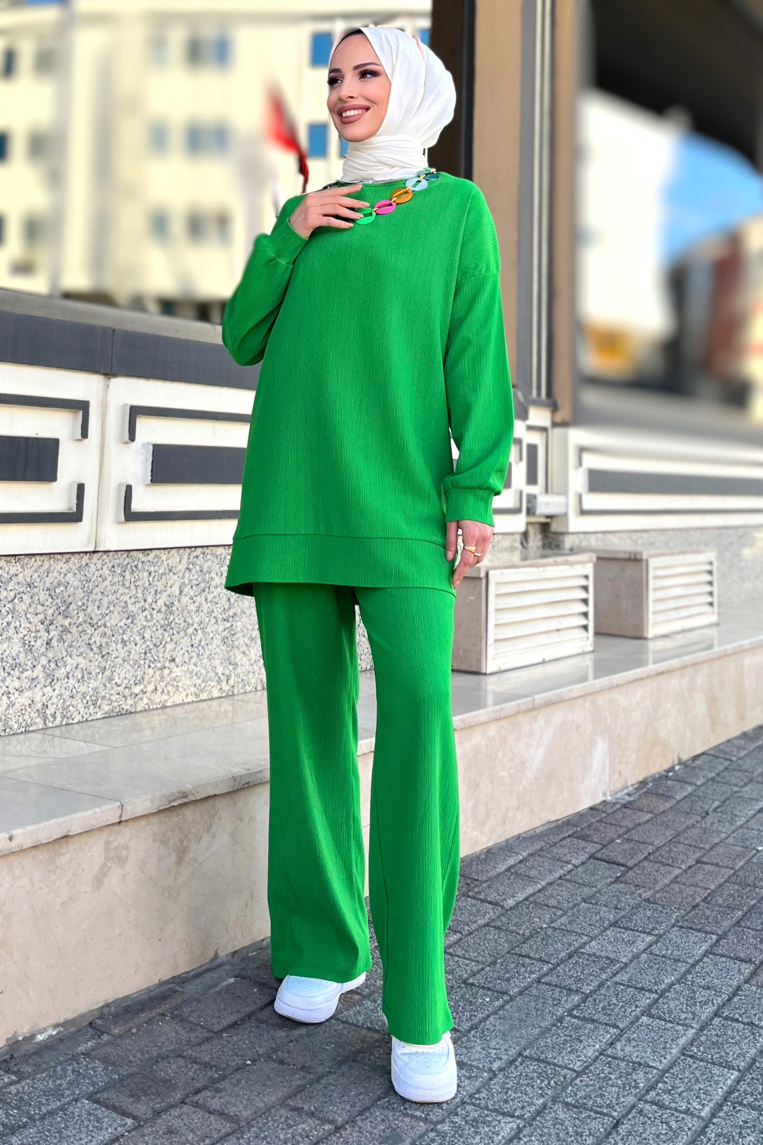 Tunik+Pantolon Yeşil - 11577