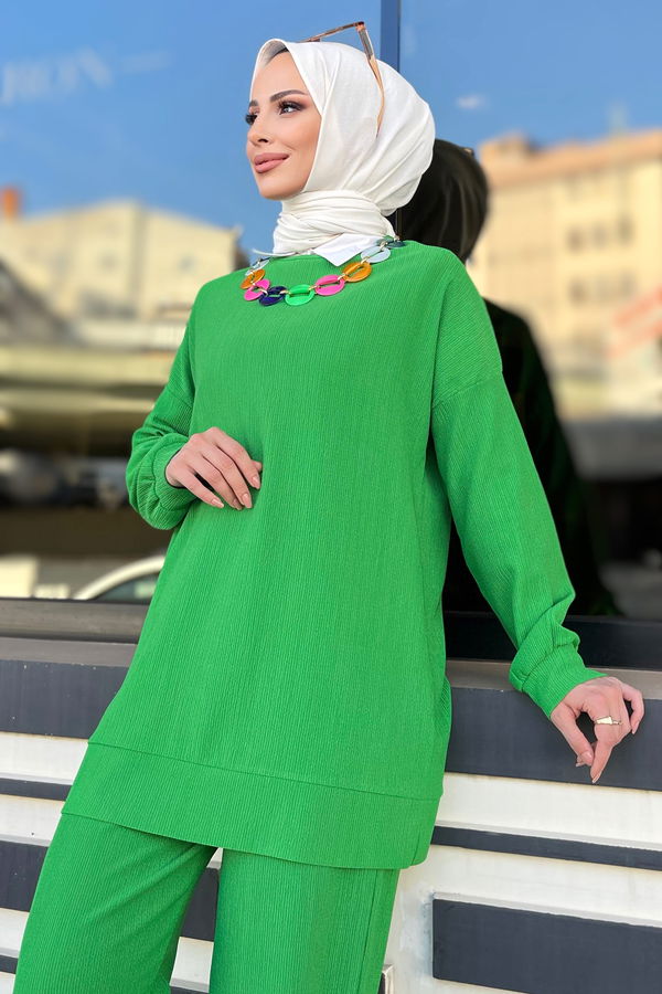 Tunik+Pantolon Yeşil - 11577