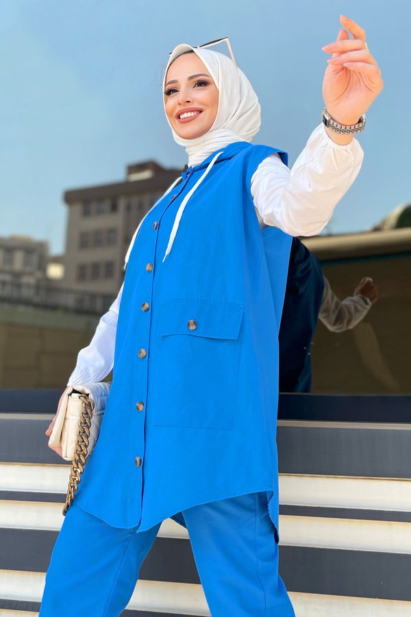 Tunık Pantolon Mavi - 3707