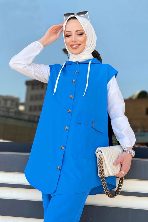 Tunık Pantolon Mavi - 3707