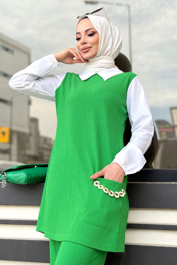 Tunik Pantolon Yeşil - 11528
