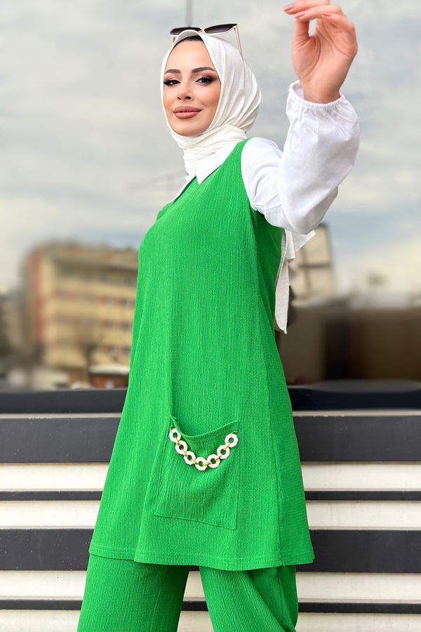 Tunik Pantolon Yeşil - 11528