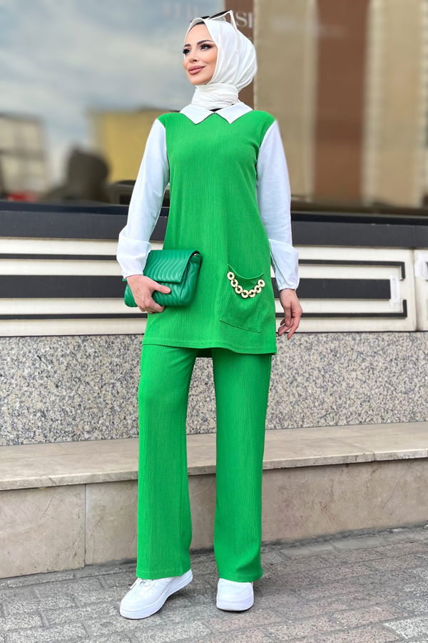 Tunik Pantolon Yeşil - 11528