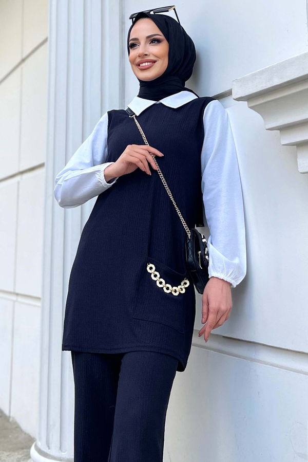 Tunik Pantolon Siyah - 11528