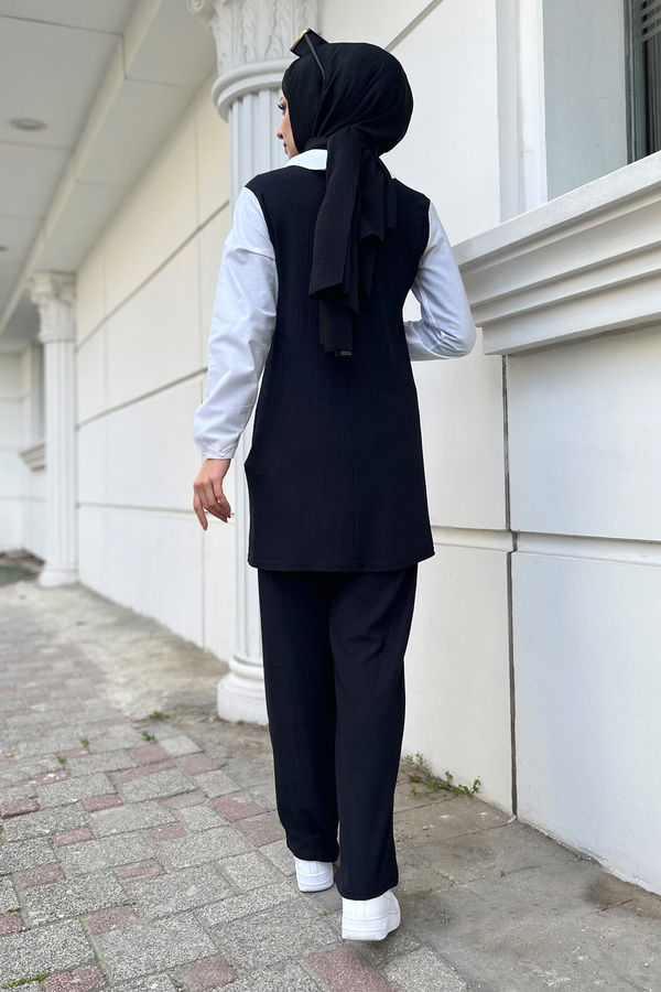 Tunik Pantolon Siyah - 11528