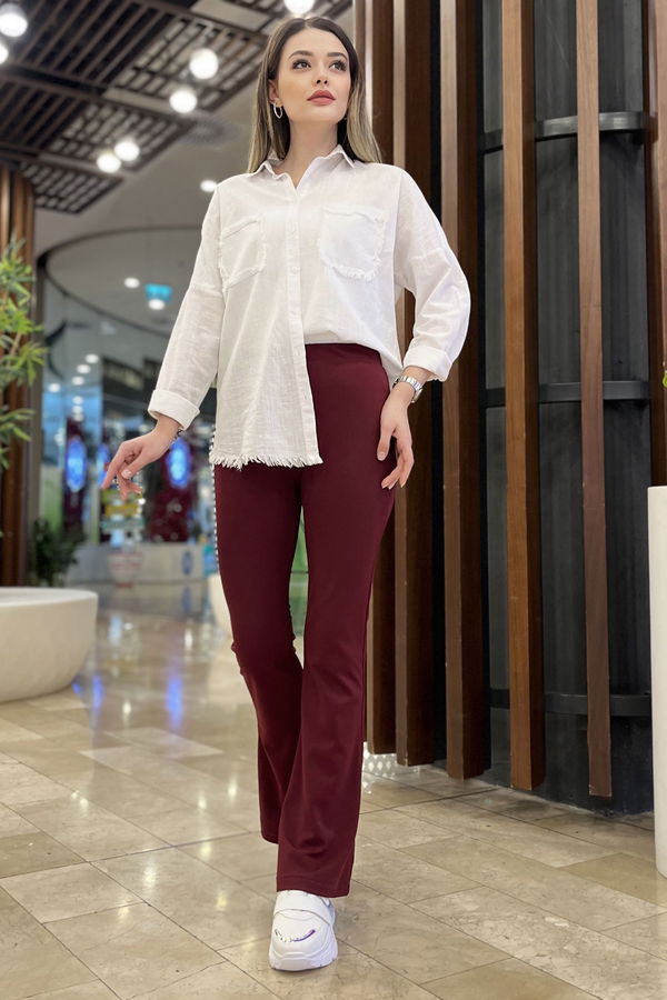 Pantolon Bordo - 11621