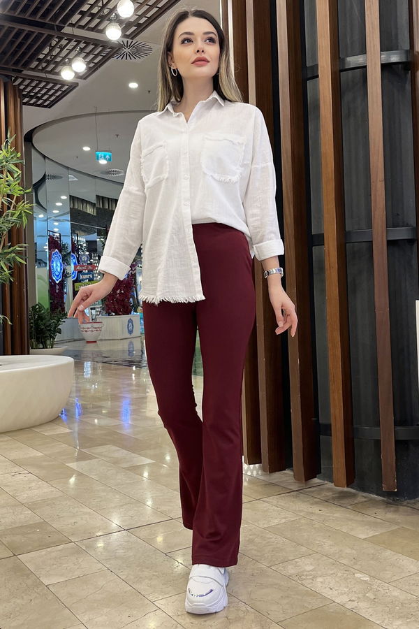 Pantolon Bordo - 11621