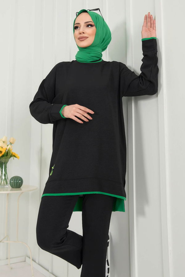 Tunik+Pantolon Yeşil - 22351