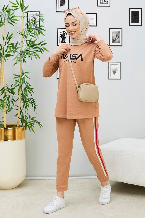 TUNIK PANTOLON Taba - 4141
