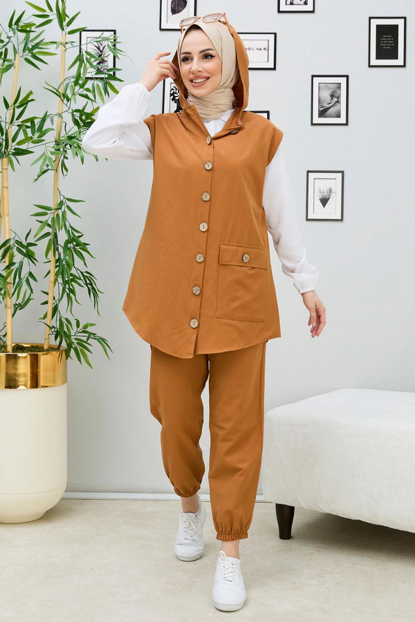 Tunık Pantolon Taba - 3707