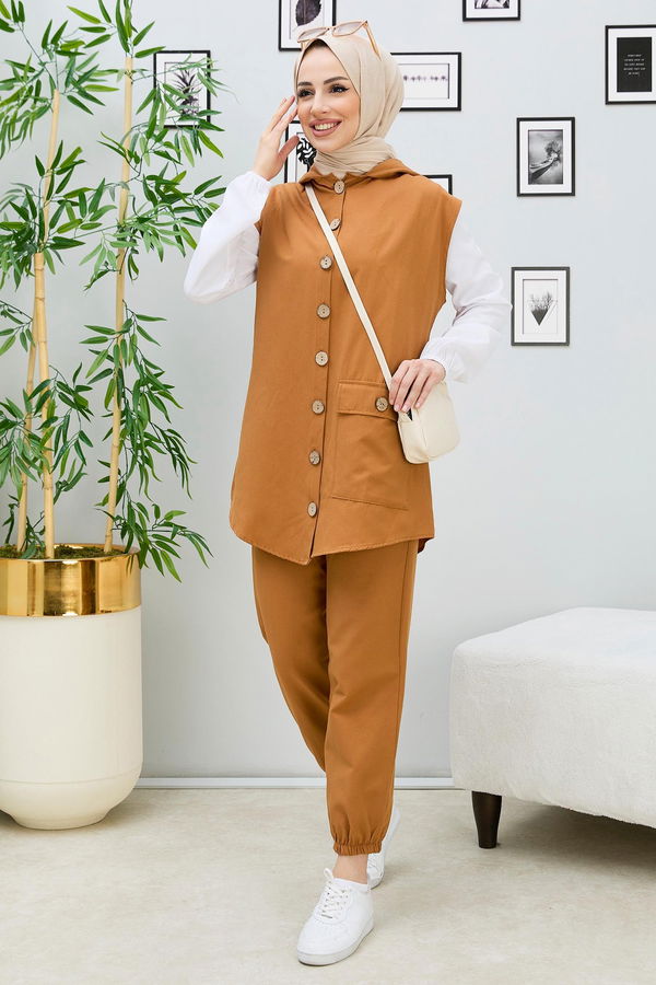 Tunık Pantolon Taba - 3707
