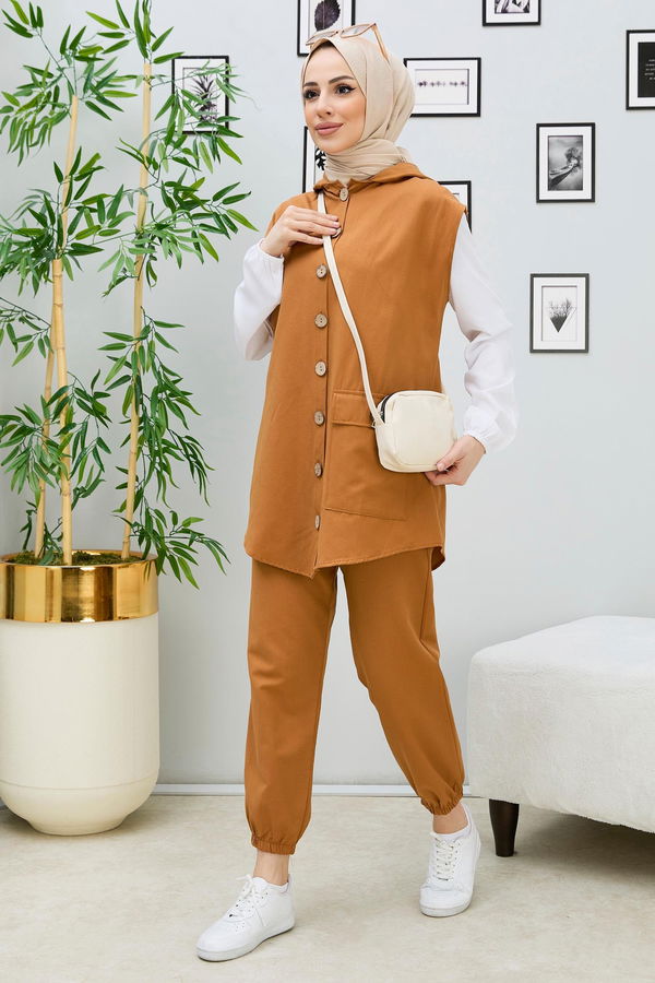 Tunık Pantolon Taba - 3707