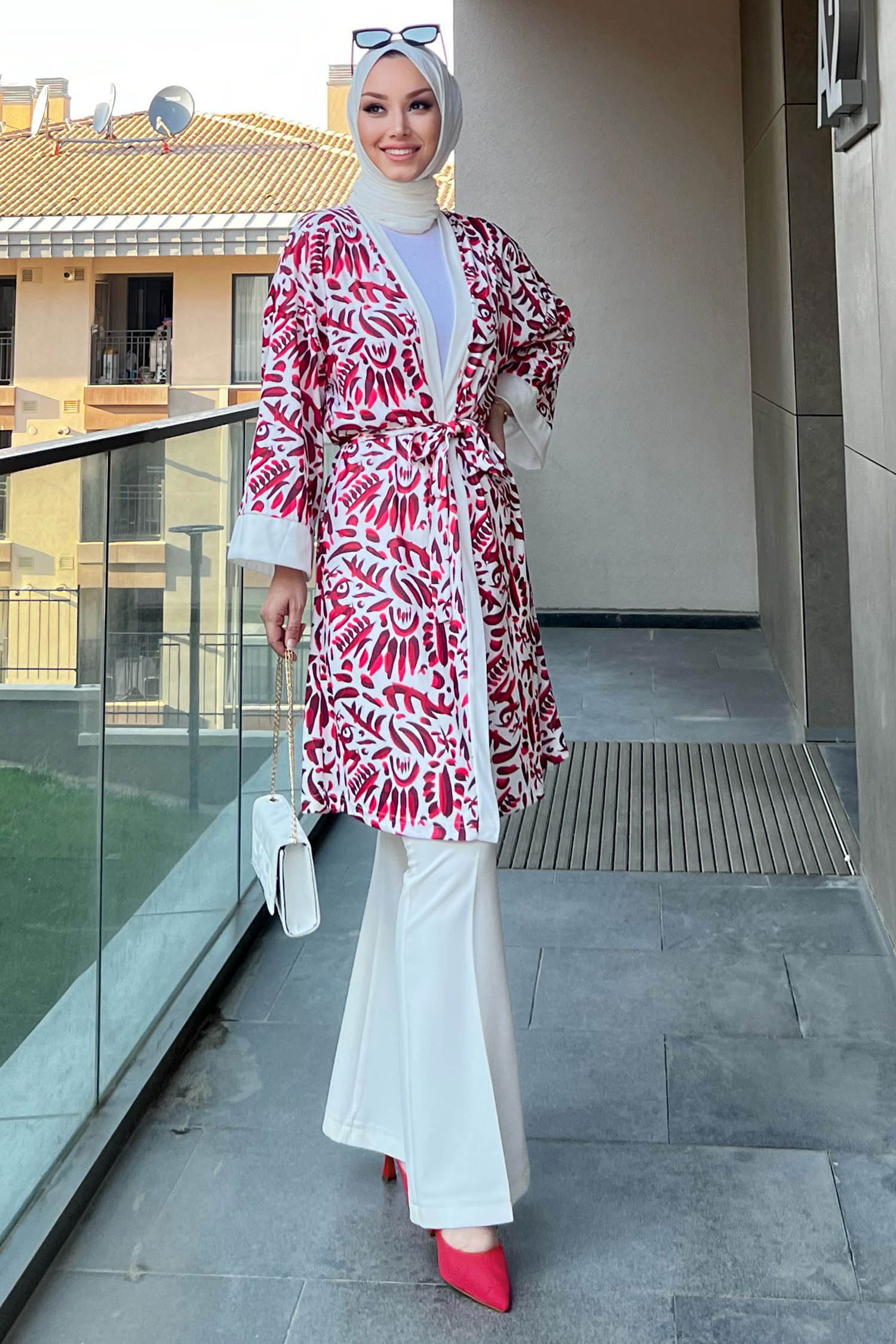 Kimono Kırmızı - 10167