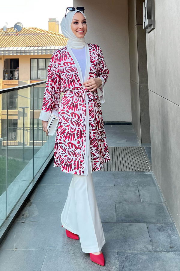 Kimono Kırmızı - 10167