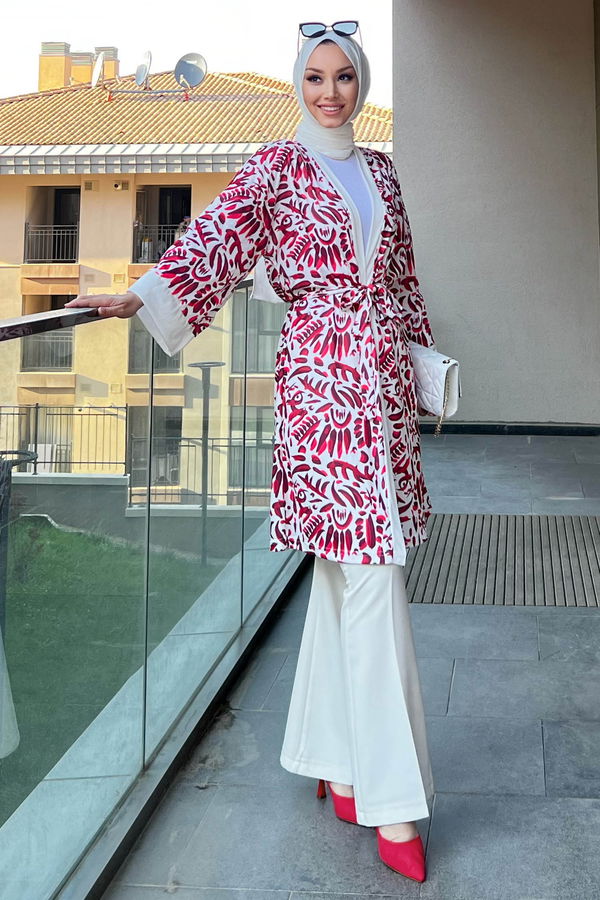 Kimono Kırmızı - 10167