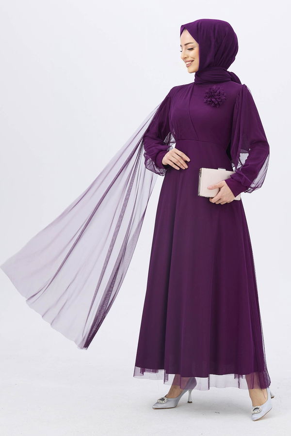 Abiye Elbise Mor - 10311