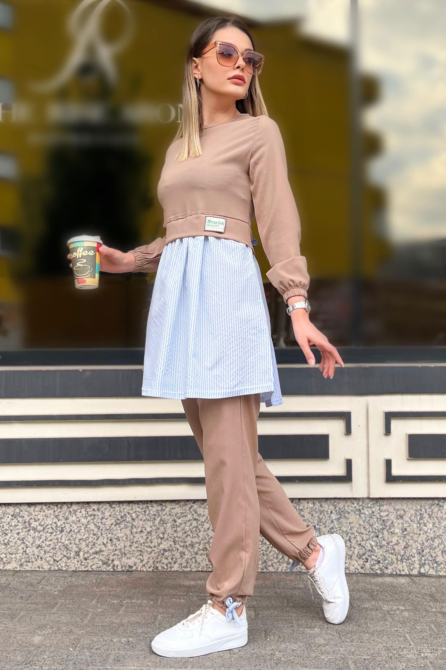 Tunik Pantolon Vizon - 10507