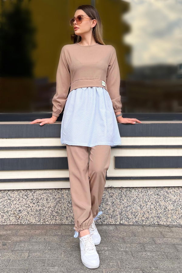 Tunik Pantolon Vizon - 10507