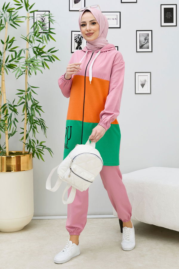 Tunik Pantolon Pembe - 10538