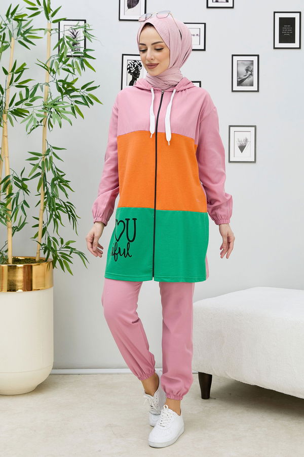 Tunik Pantolon Pembe - 10538