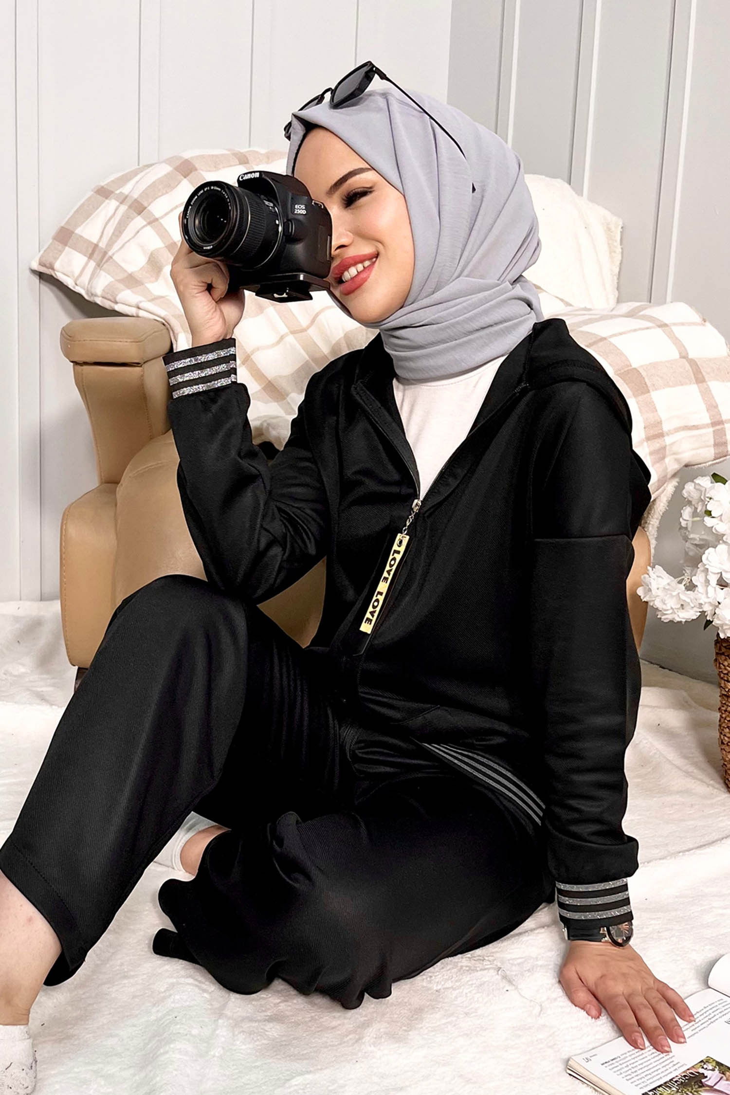 Tunik Pantolon Siyah - 11021