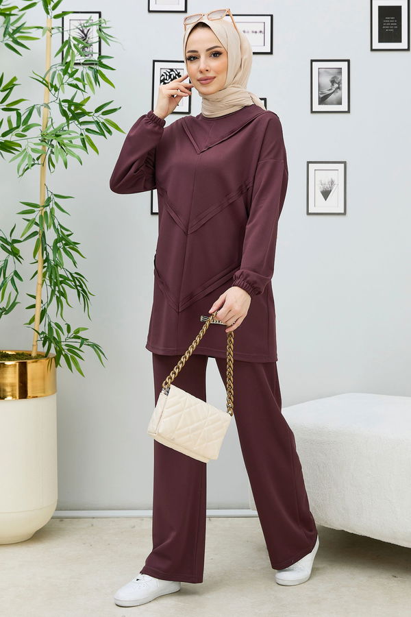 Tunik Pantolon Kahverengi - 11055