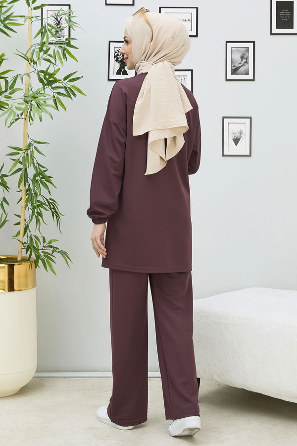 Tunik Pantolon Kahverengi - 11055