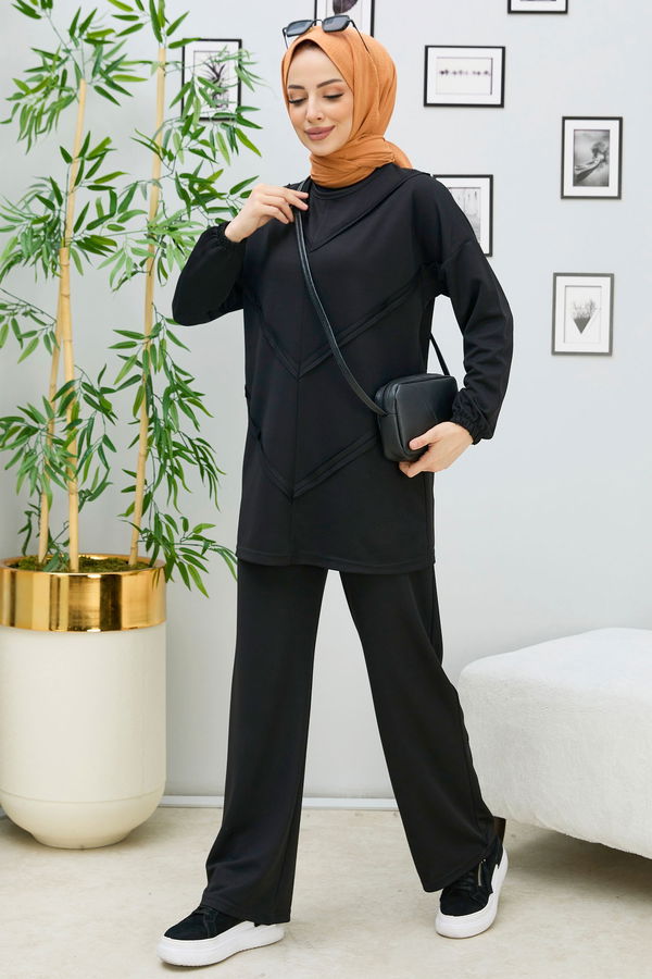 Tunik Pantolon Siyah - 11055