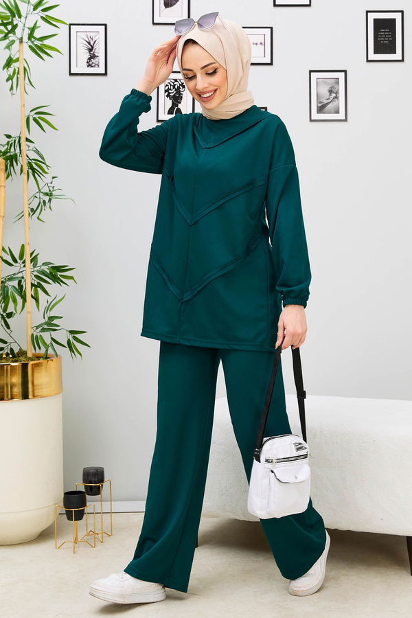Tunik Pantolon Yeşil - 11055