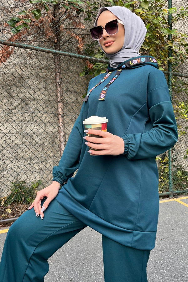 Tunik Pantolon Yeşil - 11056