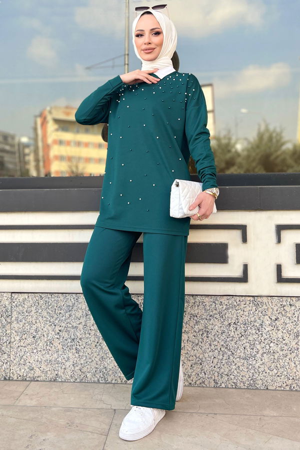 Tunik Pantolon Yeşil - 11334