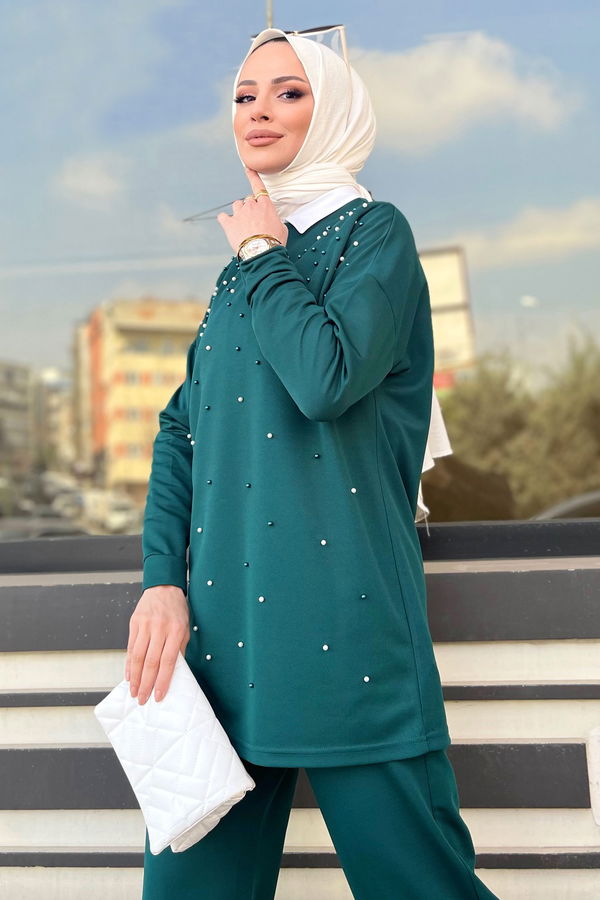 Tunik Pantolon Yeşil - 11334