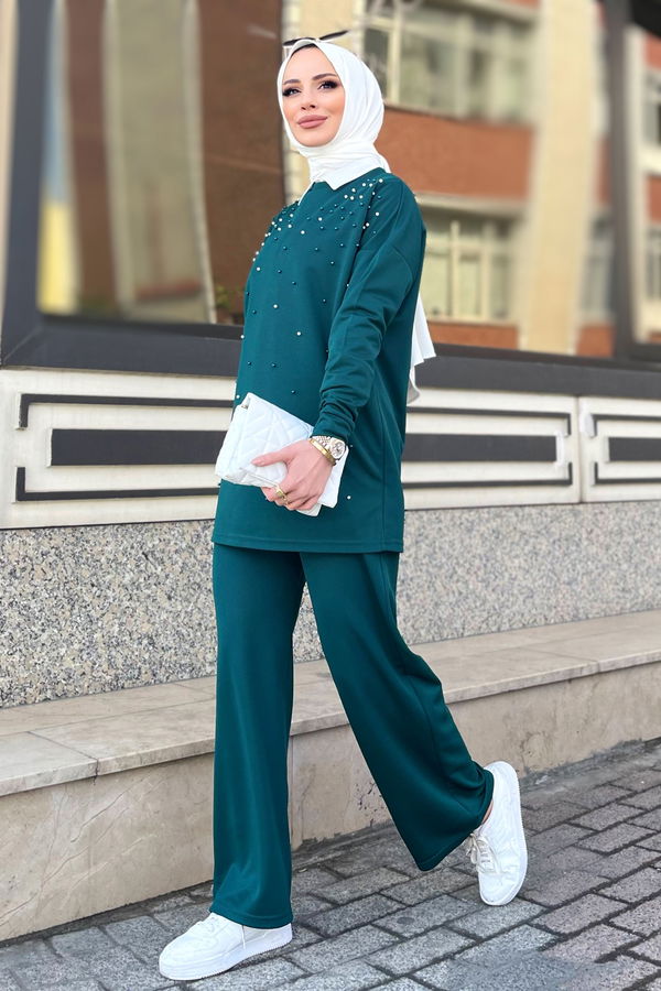 Tunik Pantolon Yeşil - 11334