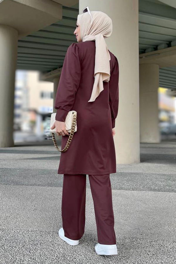 Tunik Pantolon Kahverengi - 11343 KAHVERENGİ