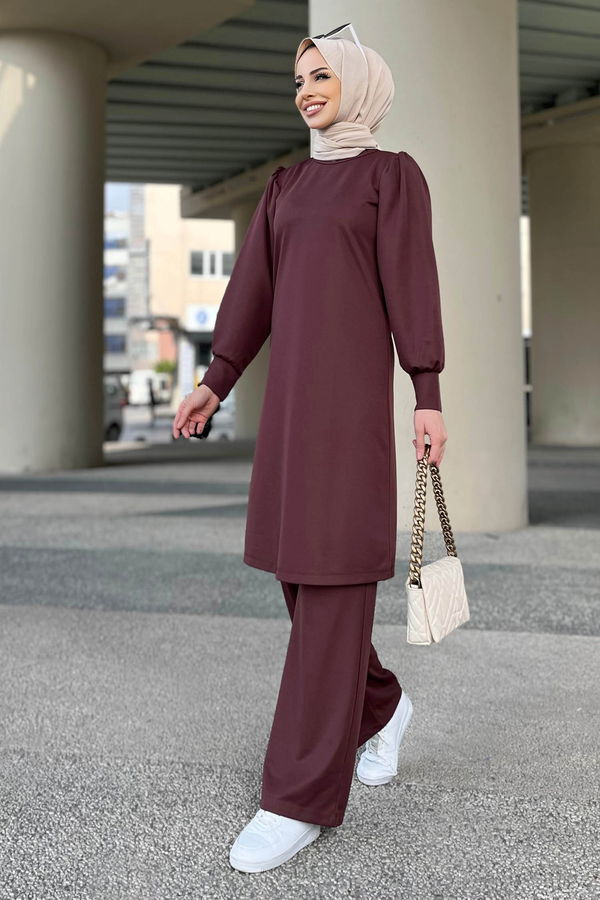 Tunik Pantolon Kahverengi - 11343 KAHVERENGİ
