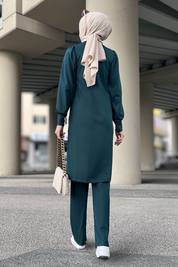 Tunik Pantolon Yeşil - 11343