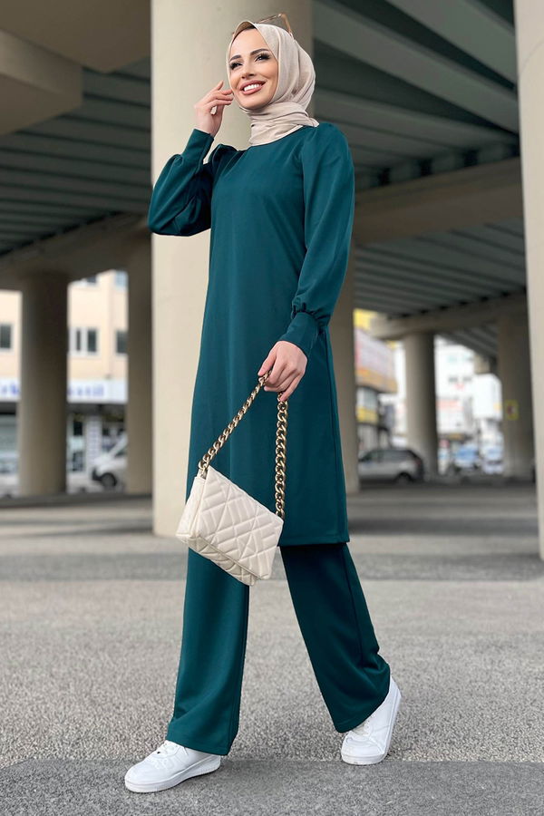 Tunik Pantolon Yeşil - 11343