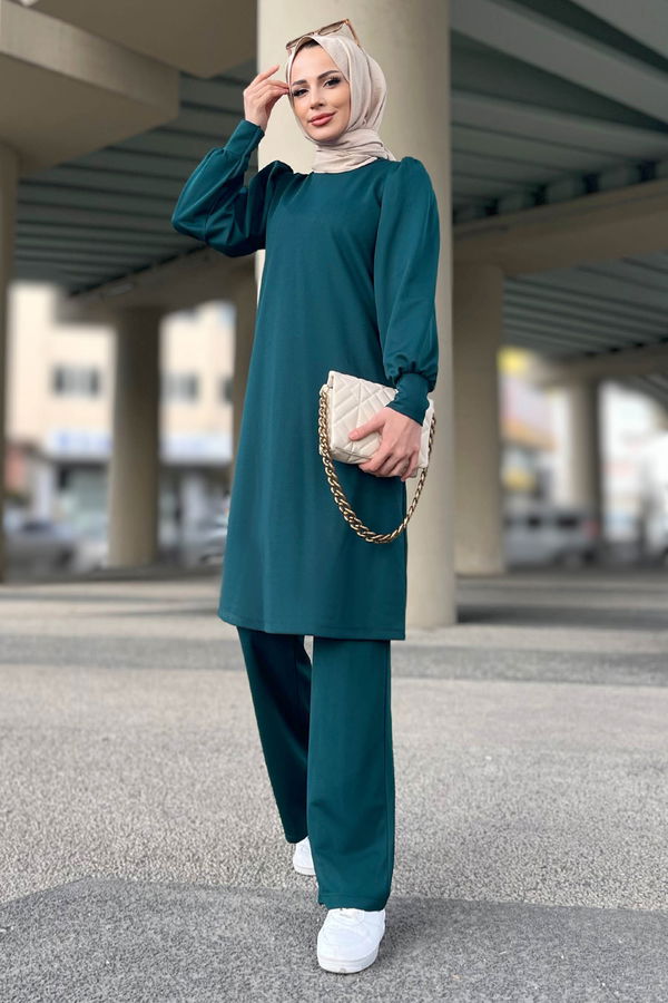 Tunik Pantolon Yeşil - 11343
