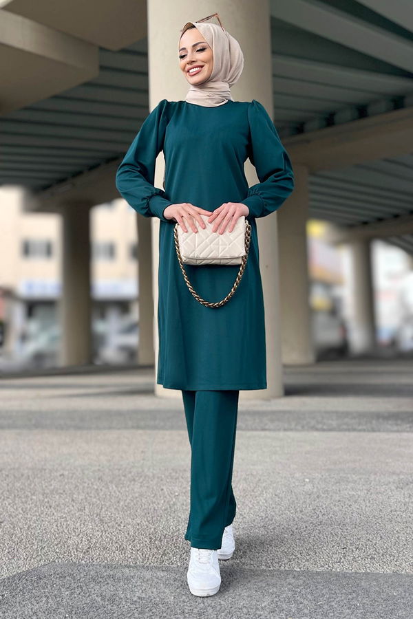 Tunik Pantolon Yeşil - 11343