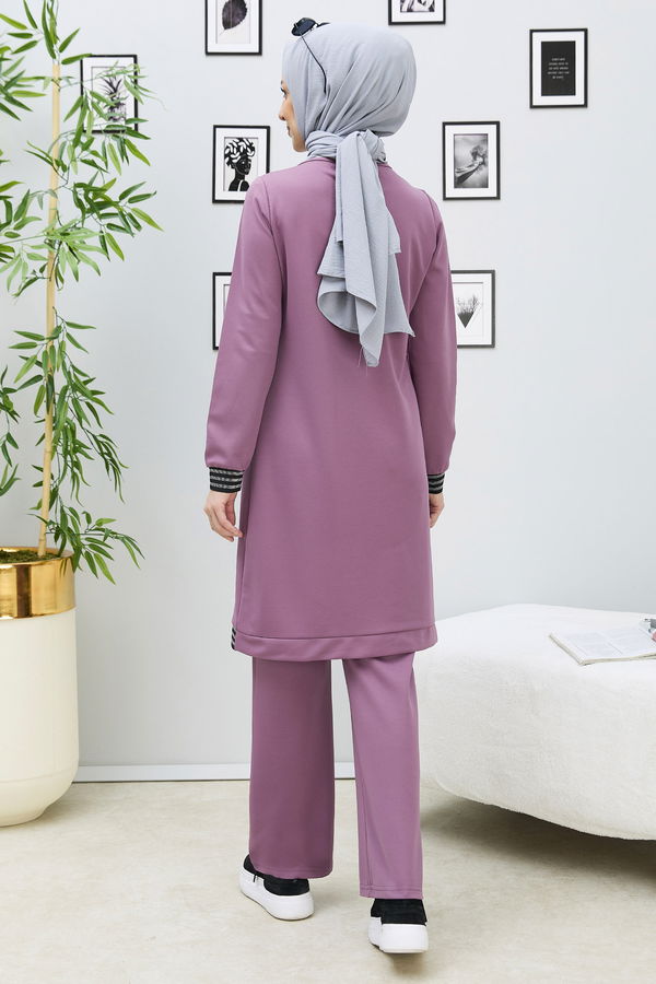 Tunik Pantolon Lila - 11352