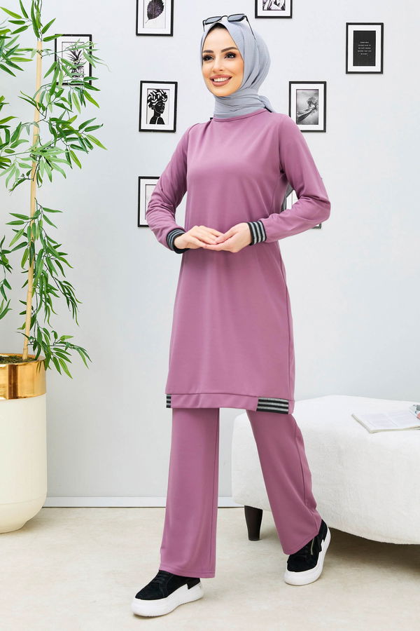 Tunik Pantolon Lila - 11352