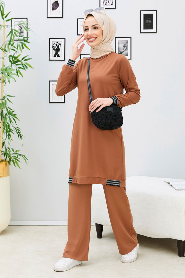 Tunik Pantolon Taba - 11352