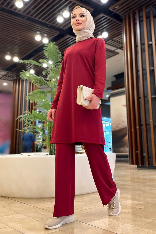 Tunik Pantolon Bordo - 11356 BORDO