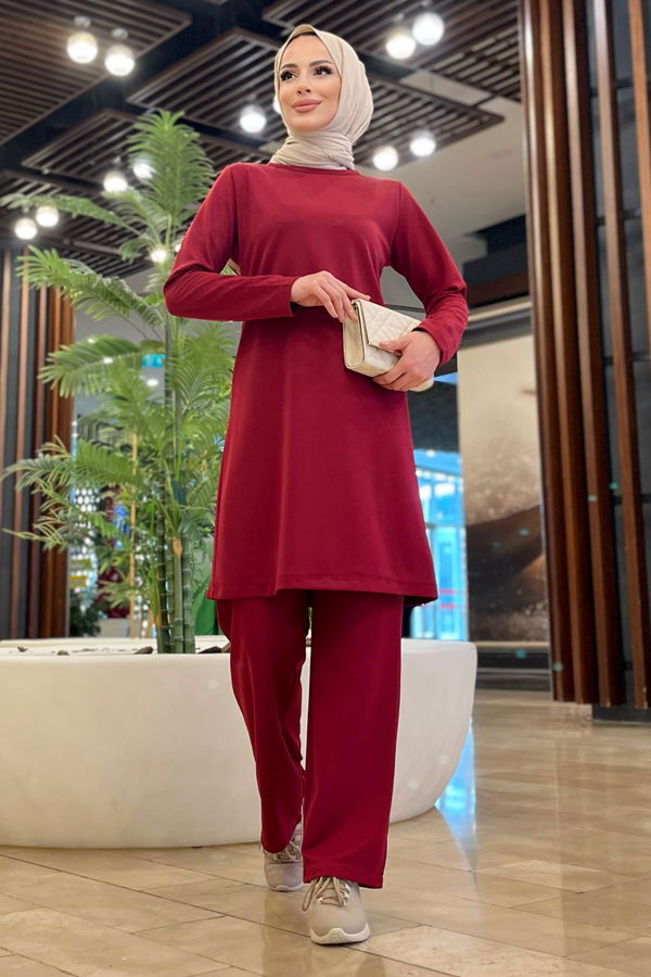 Tunik Pantolon Bordo - 11356 BORDO