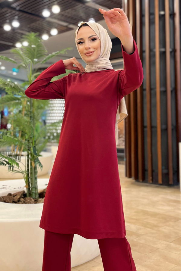 Tunik Pantolon Bordo - 11356 BORDO
