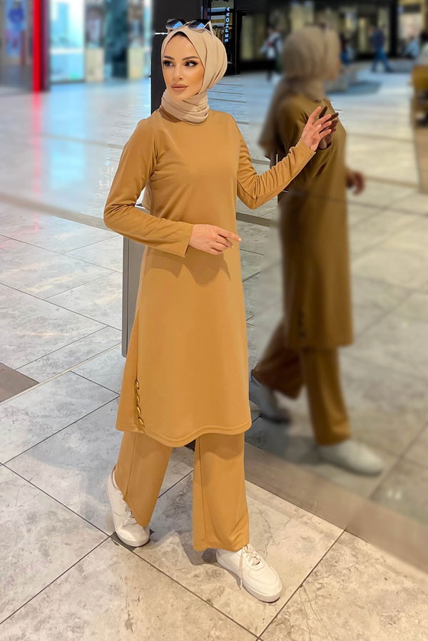 Tunik Pantolon Vizon - 11357