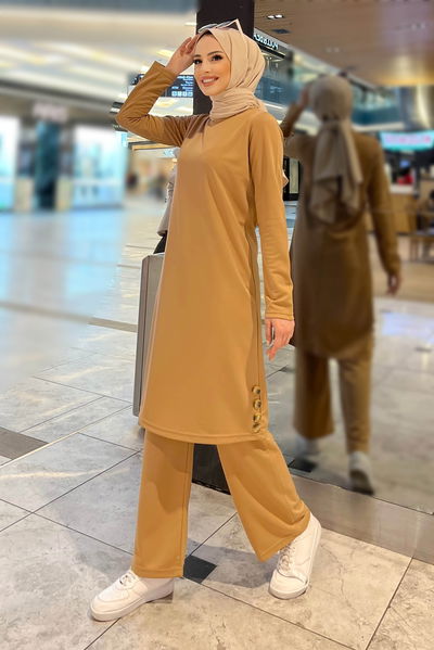 Tunik Pantolon Vizon - 11357
