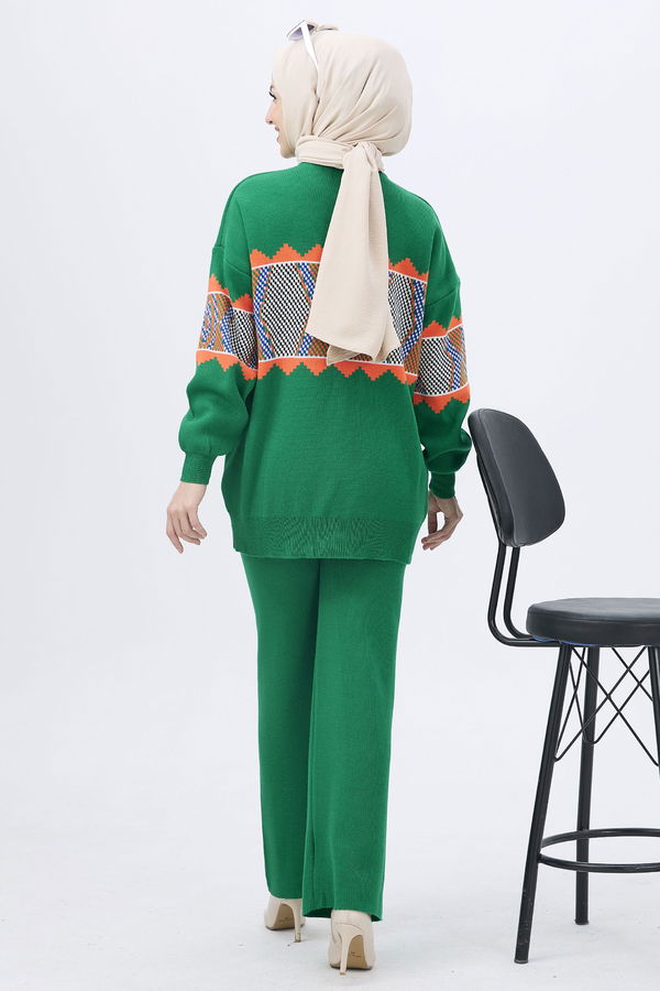 Triko Tunik Pantolon Yeşil - 21801