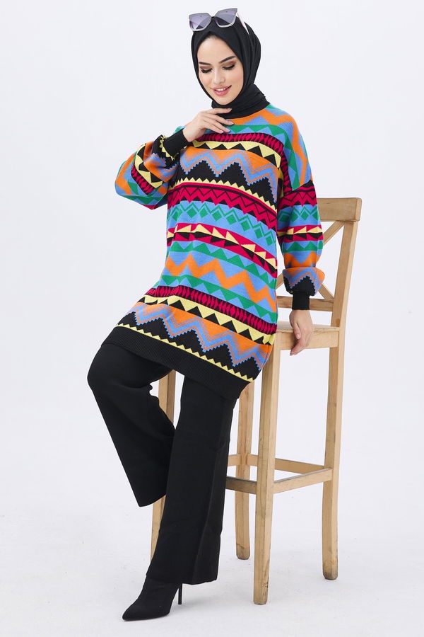Triko Tunik Pantolon Siyah - 21834